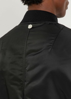 Simone Rocha Quilted Taffeta Bomber Jacket Black