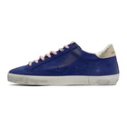 Golden Goose Blue Nubuck Superstar Sneakers