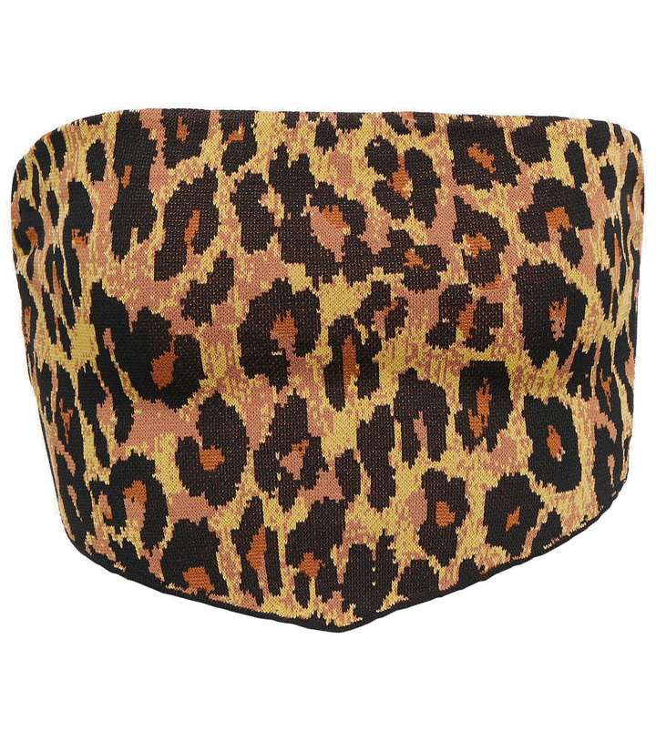 Photo: Staud - Shane leopard-print scarf top