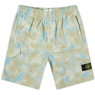 Stone Island Camo Devore Cargo Short