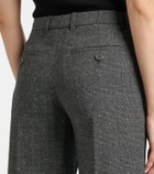 McQueen Prince of Wales check wool straight pants