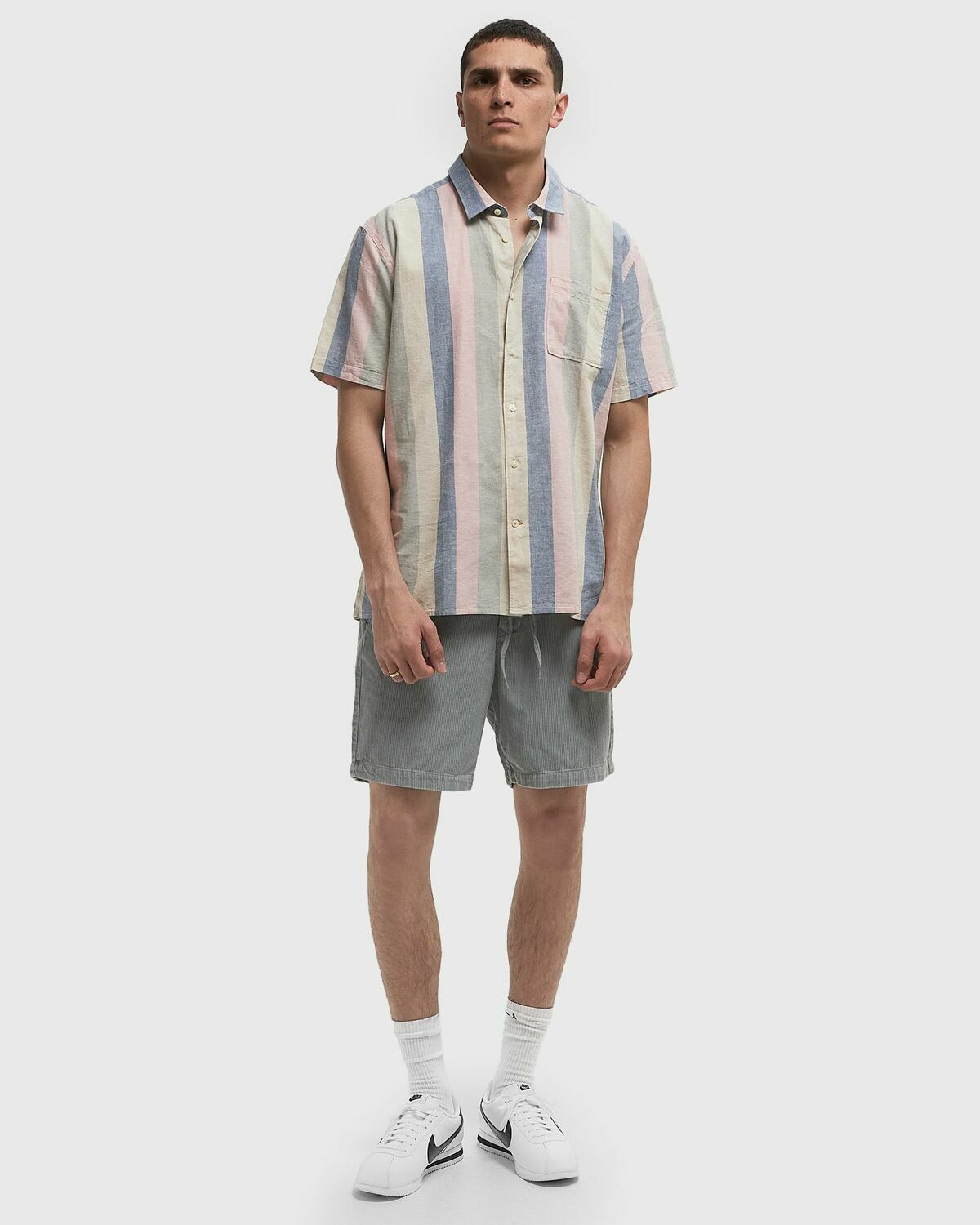 Barbour Portwell Shirt Multi-color Mens Shortsleefe