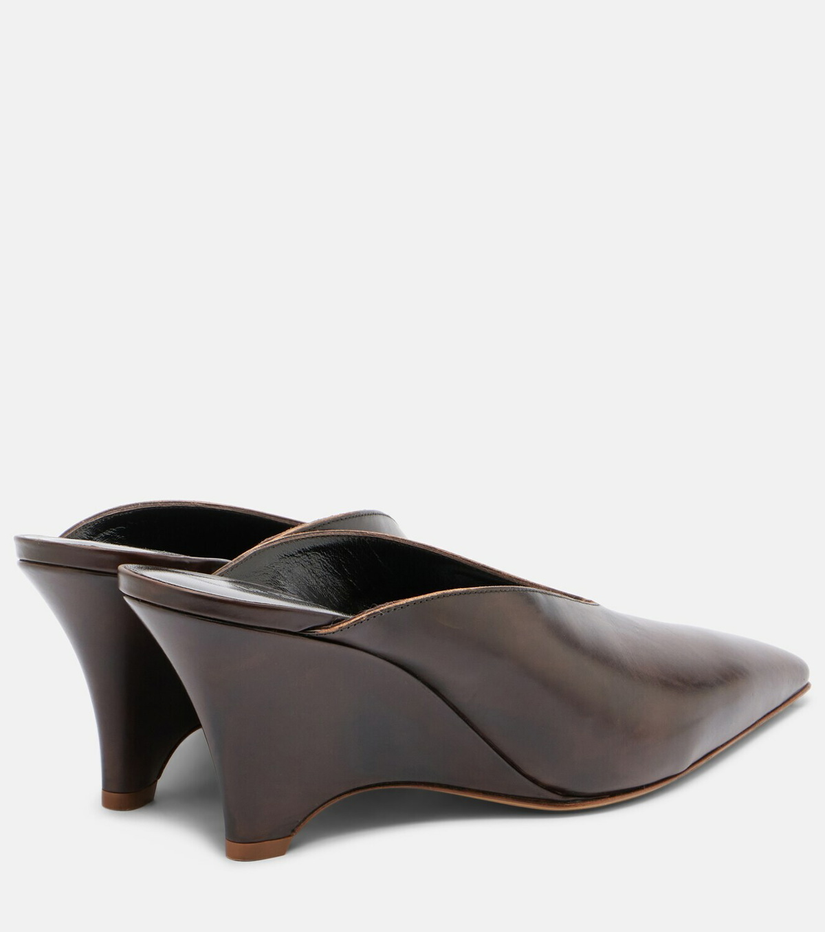 Le Monde Béryl Victoria 70 leather wedges