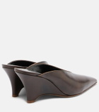 Le Monde Béryl Victoria 70 leather wedges