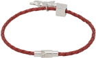 Marni Red Graphic Charm Bracelet
