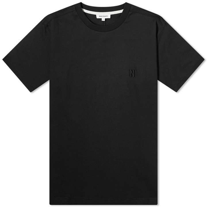 Photo: Norse Projects Men's Johannes N Logo T-Shirt in Black