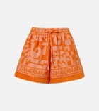 Zimmermann Solstice cotton terry shorts