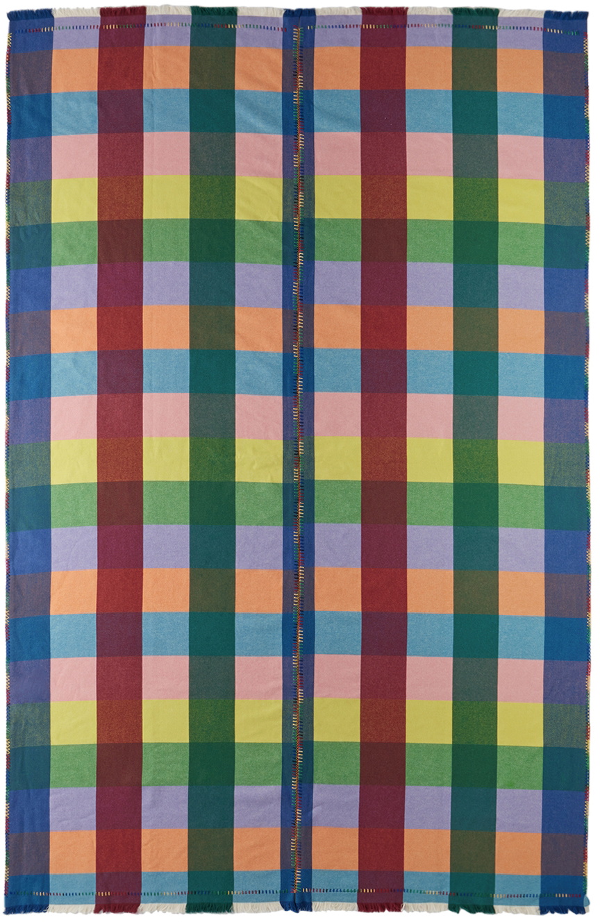 The Elder Statesman Multicolor Rainbow Blanket The Elder Statesman