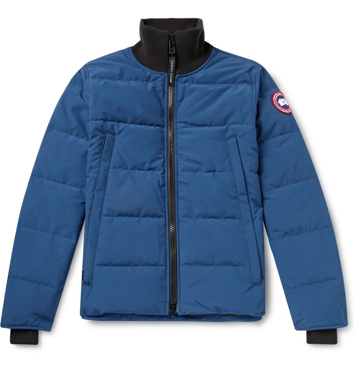 Photo: Canada Goose - Woolford Slim-Fit Quilted Arctic Tech Down Jacket - Blue