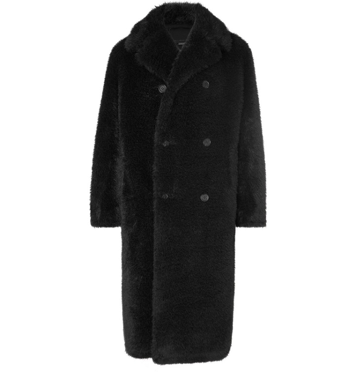 Photo: Stella McCartney - Lance Faux Fur Coat - Black