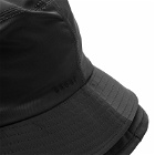 Sacai Men's Pocket Double Brim Bucket Hat in Black