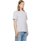 Givenchy Gray Contour Seam Contrasted Stitch T-shirt