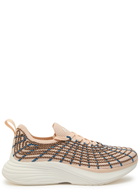 Athletic Propulsion Labs Zipline Embroidered Knitted Sneakers Beige