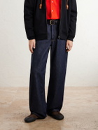 LOEWE - Grip Logo-Appliquéd Trimmed-Suede Sneakers - Brown