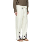 House of the Very Islands White Painted Loft Lounge Pants