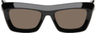 Bottega Veneta Black Classic Cat Eye Sunglasses