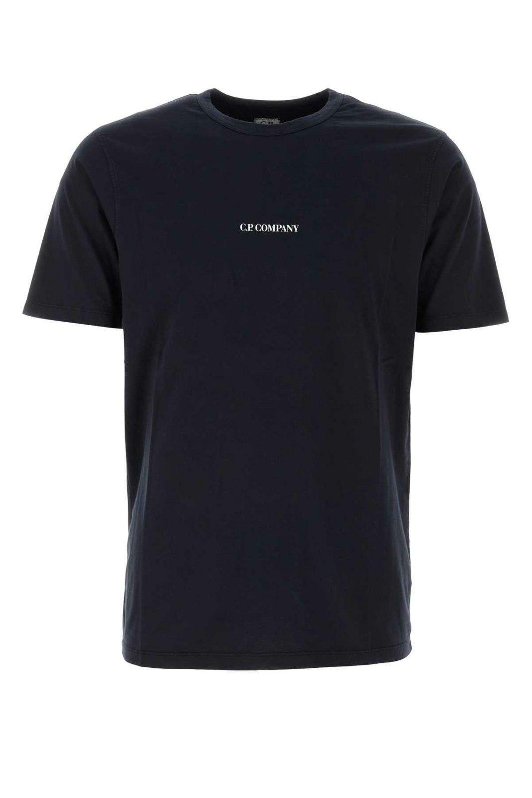 C.P. Company Men's Logo T-Shirt in Total Eclipse C.P. Company