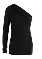 Day Birger ET Mikkelsen Paris One-shoulder Stretch-jersey top Black