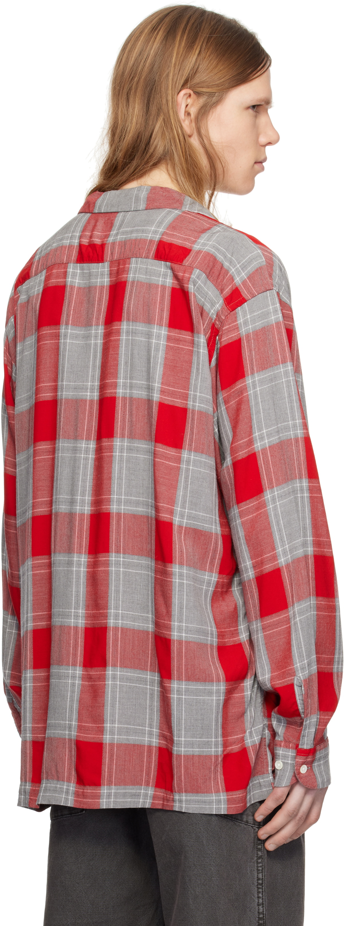 Pilgrim Surf + Supply Red & Gray Vincent Shirt