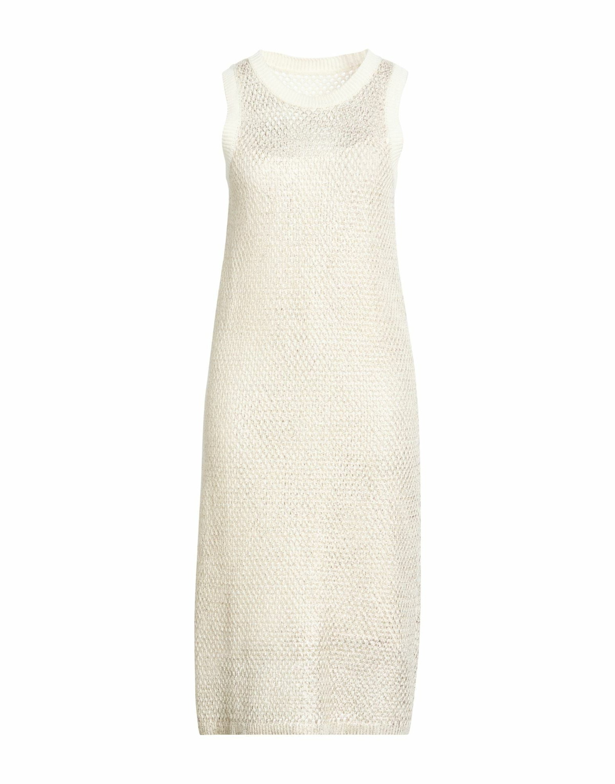 Peserico Womens Midi dress Ivory