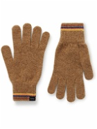 Paul Smith - Striped Intarsia Wool Gloves