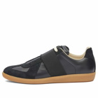 Maison Margiela Men's Elastic Band Replica Sneakers in Black