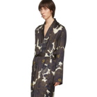 Dries Van Noten Off-White and Black Charles Robe