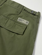 Neighborhood - Tapered Cotton and Nylon-Blend Cargo Trousers - Green