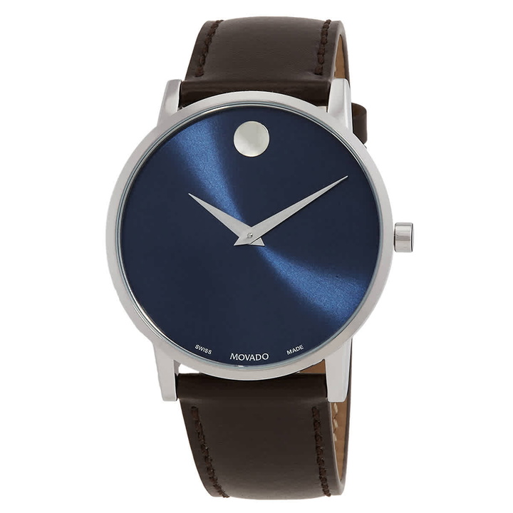 Photo: Movado Museum Classic Quartz Blue Dial Unisex Watch 0607851