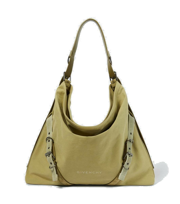 Photo: Givenchy Voyou Large canvas shoulder bag