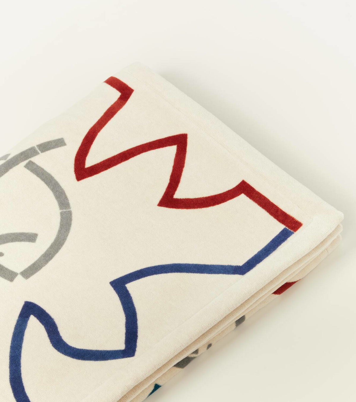 Loro Piana Fish and Turtle cotton terry beach towel
