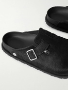BIRKENSTOCK 1774 - Boston Calf Hair Clogs - Black