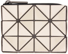 BAO BAO ISSEY MIYAKE Off-White Cassette Card Holder