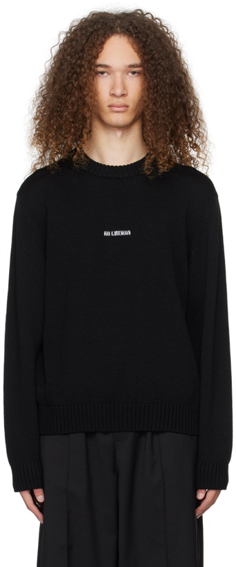Photo: Han Kjobenhavn Black Embroidered Sweater