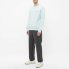 A.P.C. Men's Item Logo Crew Sweat in Light Blue