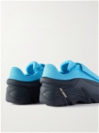 Raf Simons - Antei Mesh, Faux Leather and Nylon Sneakers - Blue