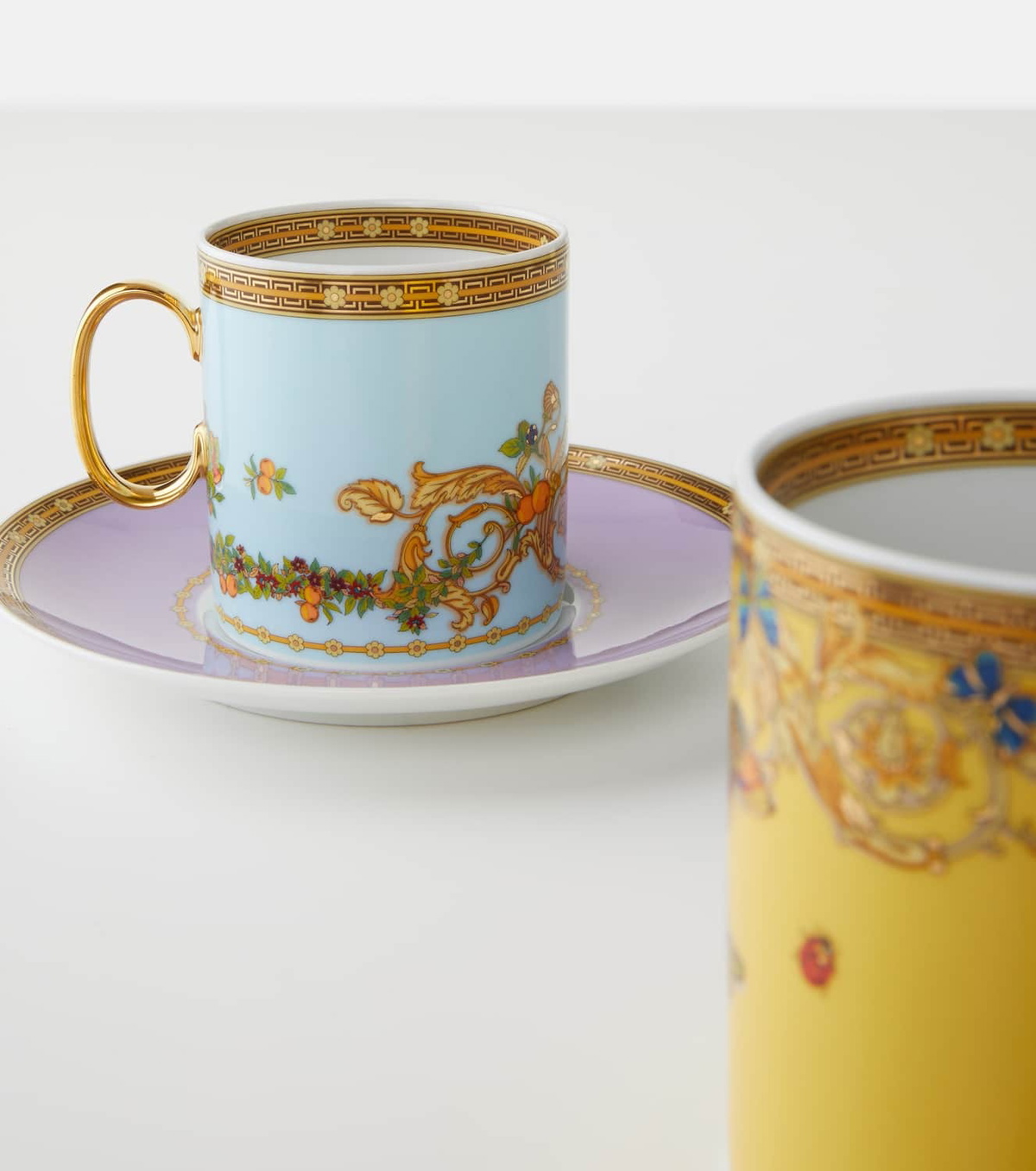 Versace Home Le Jardin de Versace coffee cup and saucer set