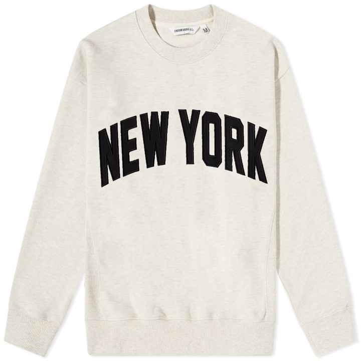 Photo: Uniform Bridge Vintage Ny Arch Logo Crew Sweat