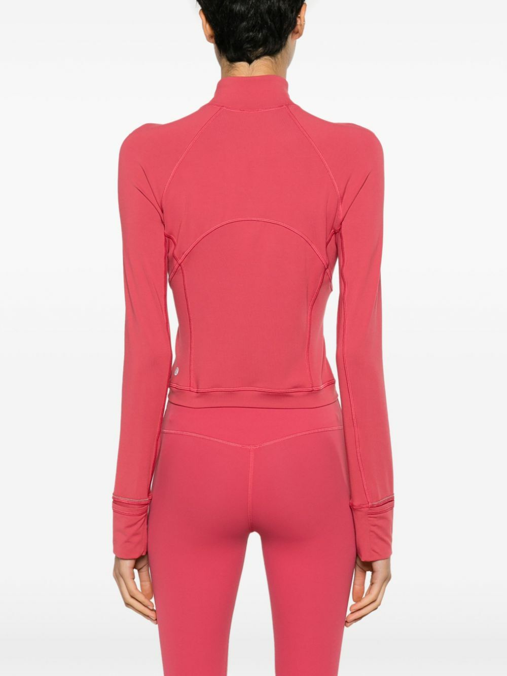 Lululemon Pink It's Rulu Run Cropped Top