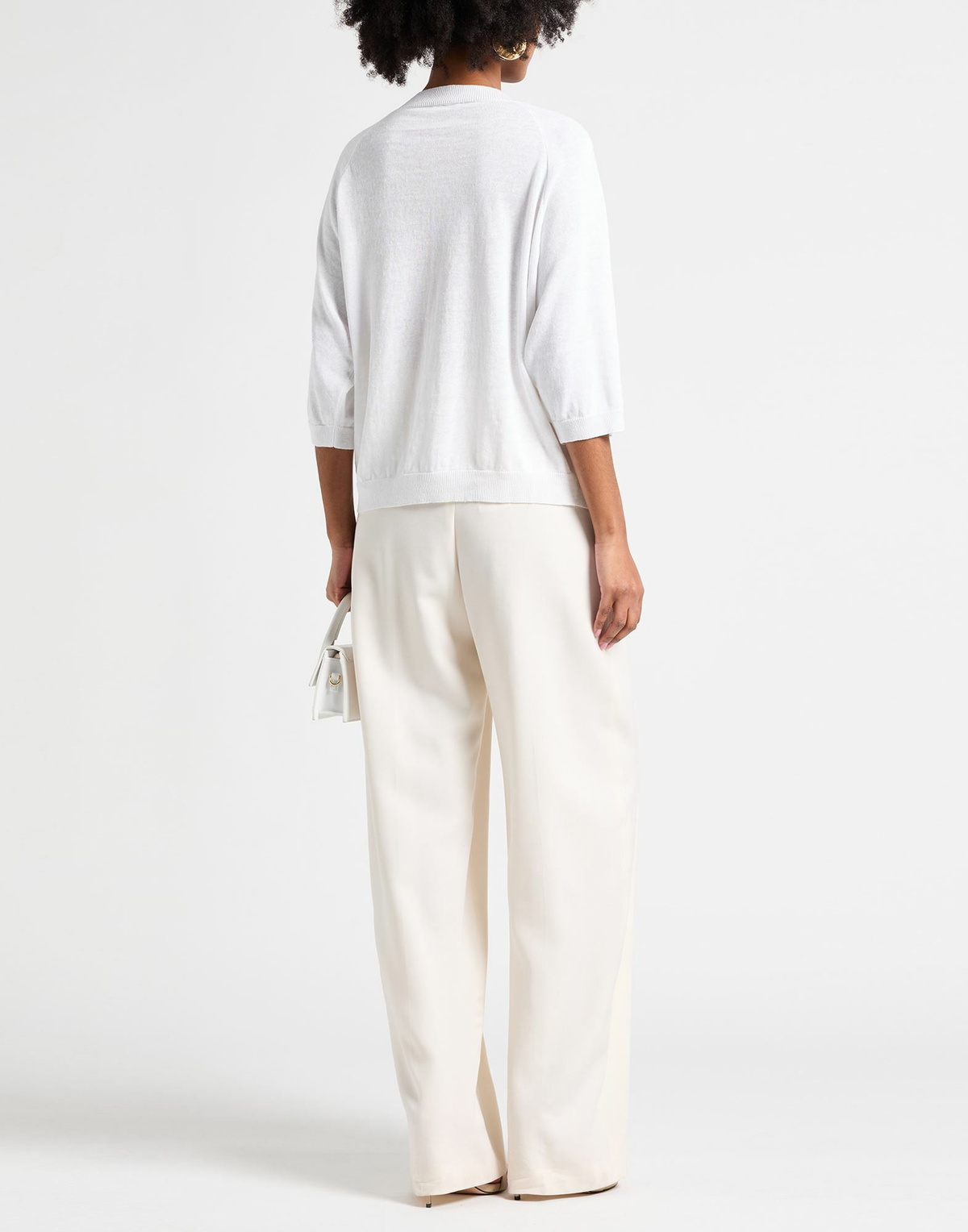 Peserico Womens Sweater in White