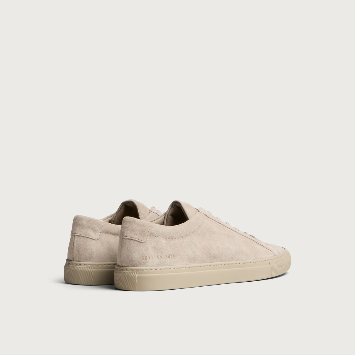 Common Projects Men's Achilles Suede Sneaker in Warm Grey