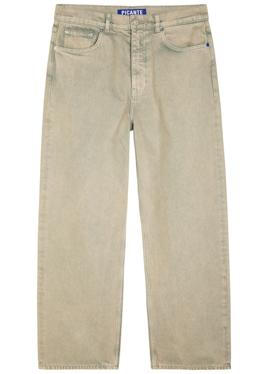 Picante V308 Relaxed Straight-leg Jeans Grey