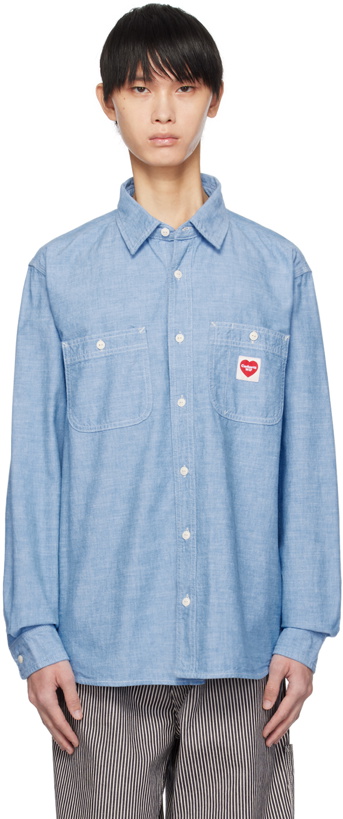 Photo: Carhartt Work In Progress Blue Clink Heart Shirt