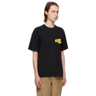 GCDS Black Rick and Morty Edition Raglan T-Shirt