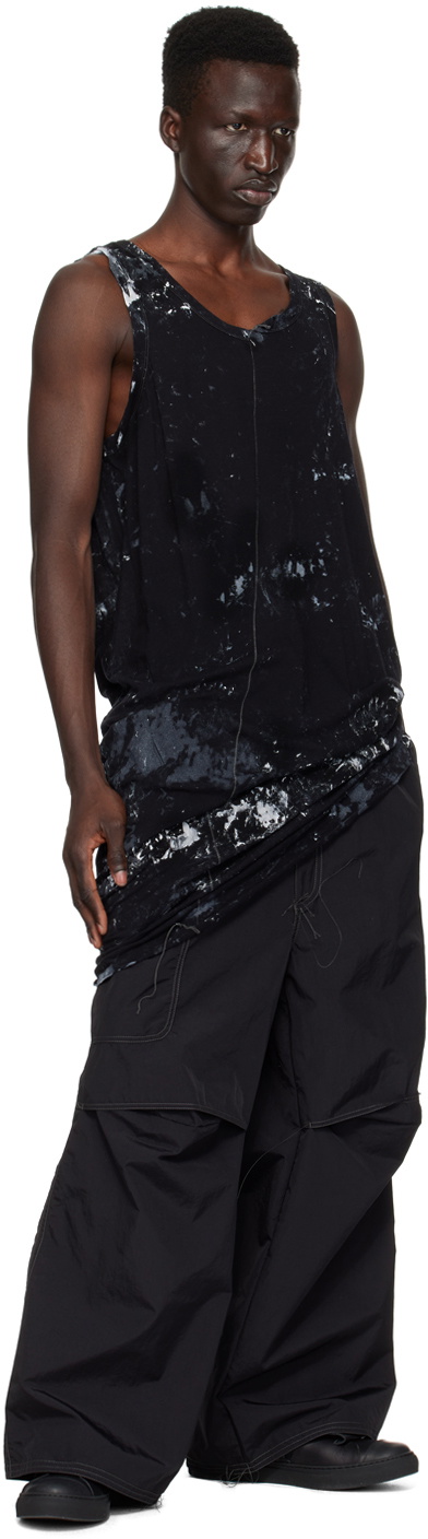 NICOLAS ANDREAS TARALIS Black Graphic Tank Top