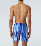 Orlebar Brown Bulldog striped swim trunks