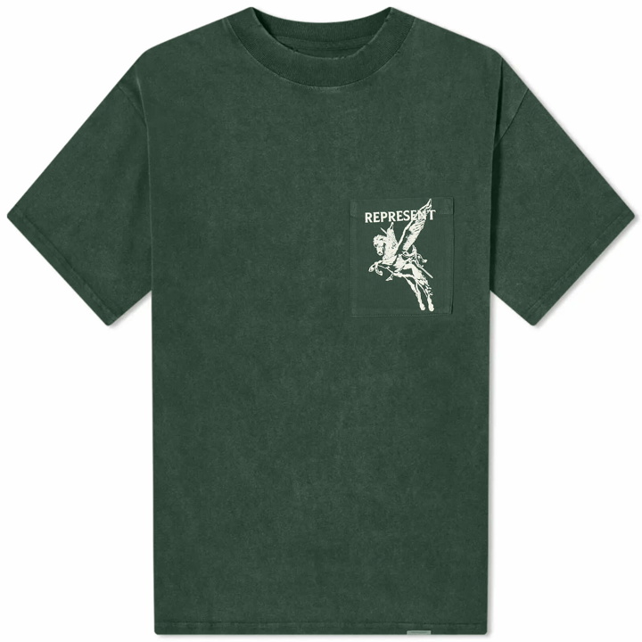 Photo: Represent Men's Power And Speed T-Shirt in Forrest Green