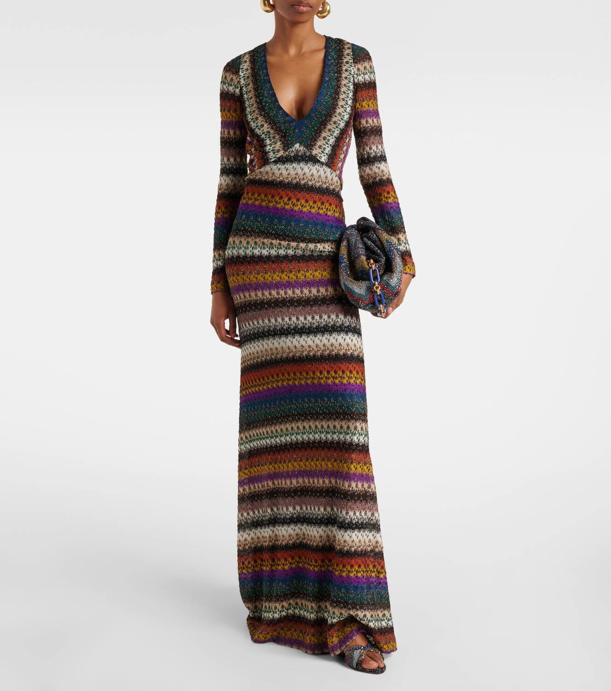 Missoni Lucy Caperdoni sequined wedges