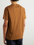 Mr P. - Garment-Dyed Cotton-Jersey T-Shirt - Brown