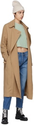 rag & bone Green Archetype Cropped Roxie Tank Top